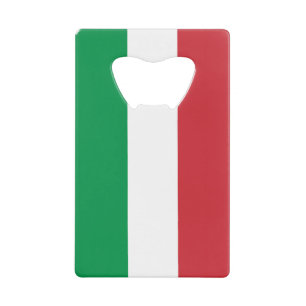 Italien-Flagge Geldbeutel Flaschenöffner