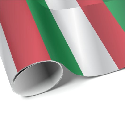 Italien-Flagge Geschenkpapier (Rolleneckpunkt)