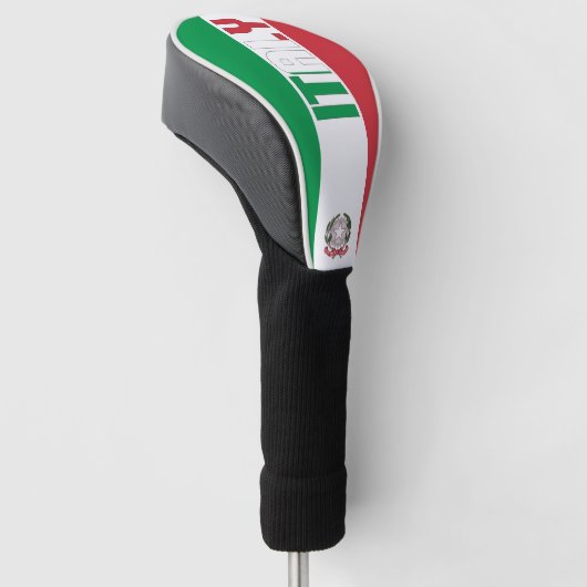 Italien Flagge Gorgetic Patriotic Golf Headcover (angewinkelt)