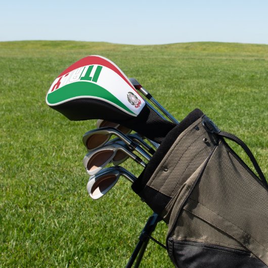 Italien Flagge Gorgetic Patriotic Golf Headcover (In SItu)