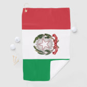 Italien-Flagge-Handyhülle Golfhandtuch (Insitu)