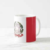 Italien-Flagge-Handyhülle Kaffeetasse (VorderseiteRechts)