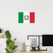 Italien-Flagge-Handyhülle Poster (Heimbüro)