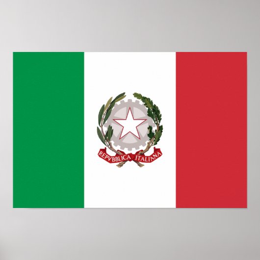 Italien-Flagge-Handyhülle Poster (Vorne)