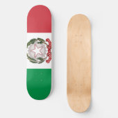 Italien-Flagge-Handyhülle Skateboard (Vorderseite)
