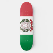 Italien-Flagge-Handyhülle Skateboard (Vorderseite)