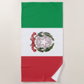 Italien-Flagge-Handyhülle Strandtuch (Vorderseite)