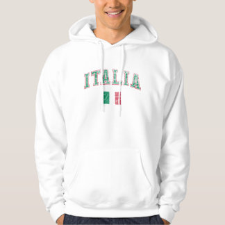 Italien + Flagge Hoodie