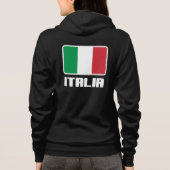 Italien-Flagge Hoodie (Rückseite)