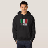 Italien-Flagge Hoodie (Vorne ganz)