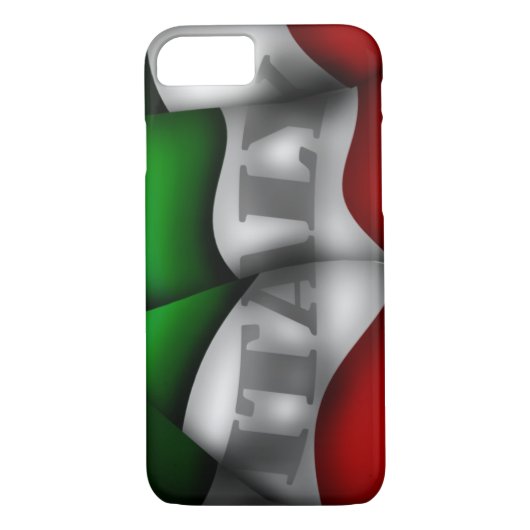 Italien-Flagge iPhone 7 Fall Case-Mate iPhone Hülle (Rückseite)