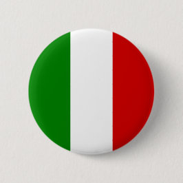 Italien-Flagge - italienischer Knopf Button