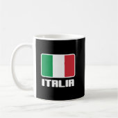 Italien Flagge Kaffeetasse (Links)