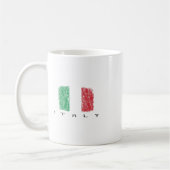 Italien-Flagge Kaffeetasse (Links)