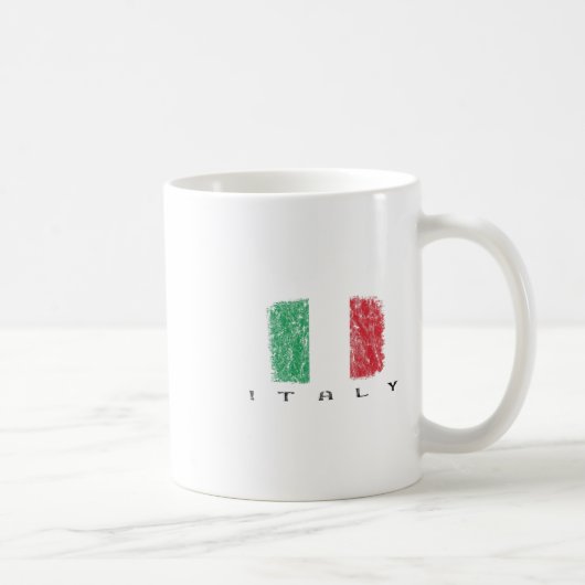 Italien-Flagge Kaffeetasse (Rechts)