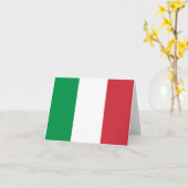 Italien-Flagge Karte (Gelbe Blume)