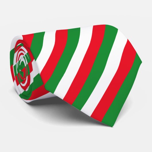 Italien-Flagge Krawatte (Gerollt)