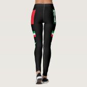 Italien-Flagge Leggings (Rückseite)