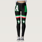 Italien-Flagge Leggings (Vorderseite)