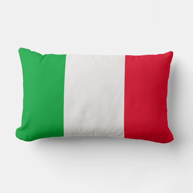 Italien-Flagge Lendenkissen (Vorderseite)