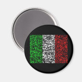 Italien - Flagge Magnet (Vorderseite/Rückseite)
