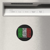 Italien - Flagge Magnet (In Situ (Geschirrspüler))
