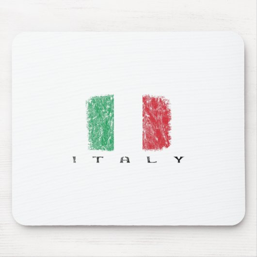 Italien-Flagge Mousepad (Vorne)