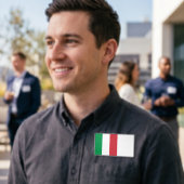 Italien-Flagge Namenschild