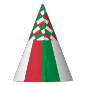 Italien-Flagge Partyhütchen (Rückseite)