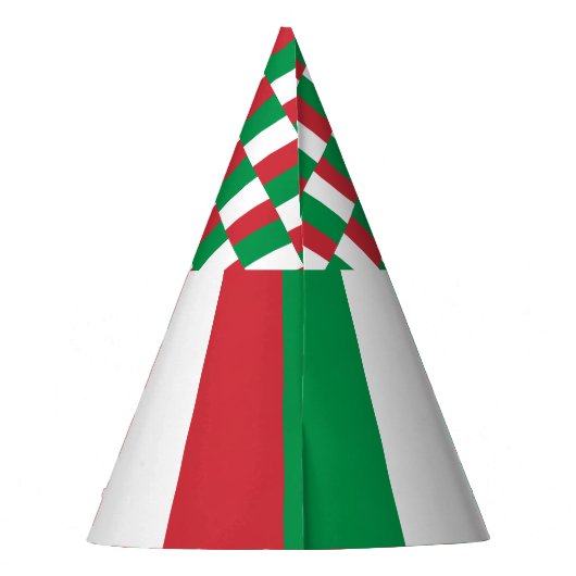Italien-Flagge Partyhütchen (Rückseite)