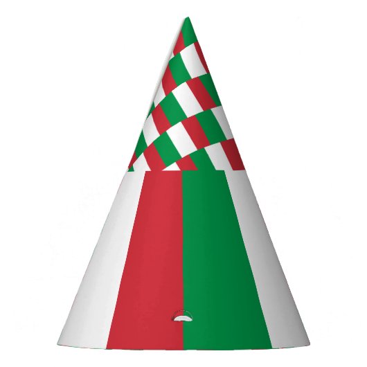 Italien-Flagge Partyhütchen (Links)