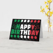 Italien Flagge Patriotic Geburtstag Karte (Gelbe Blume)