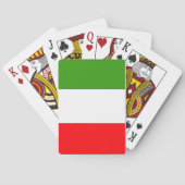 Italien-Flagge Spielkarten (Rückseite)