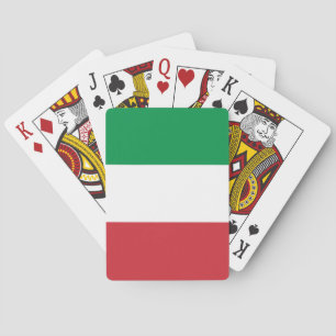 Italien-Flagge Spielkarten