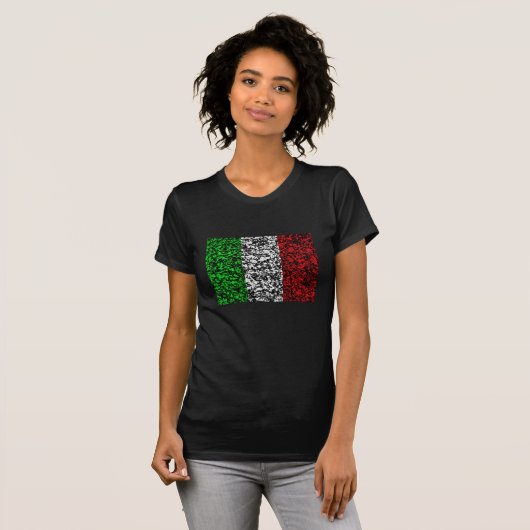 Italien - Flagge T-Shirt (Vorne ganz)