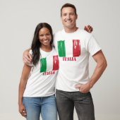 Italien-Flagge T-Shirt (Unisex)