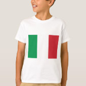 Italien-Flagge T-Shirt (Vorderseite)