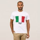 Italien-Flagge T-Shirt (Vorne ganz)