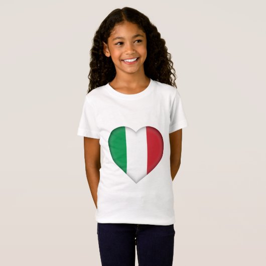 Italien-Flagge T-Shirt (Vorne ganz)