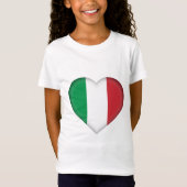 Italien-Flagge T-Shirt (Vorderseite)