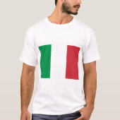Italien-Flagge T-Shirt (Vorderseite)