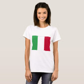 ITALIEN-FLAGGE T-Shirt (Vorne ganz)