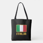 Italien-Flagge Tasche (Rückseite)