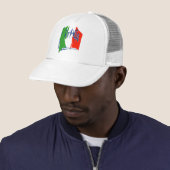 Italien-Flagge Truckerkappe (Beispiel)