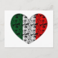 Italien-Flaggen-Herz