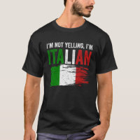 Italien Flaggen Italienischer Roots Spaß I m Not Y