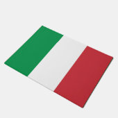 Italien-Flaggen-italienisches patriotisches Fußmatte (Schrägansicht)