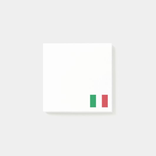 Italien-Flaggen-italienisches patriotisches Post-it Klebezettel (Vorderseite)