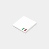 Italien-Flaggen-italienisches patriotisches Post-it Klebezettel (angewinkelt)