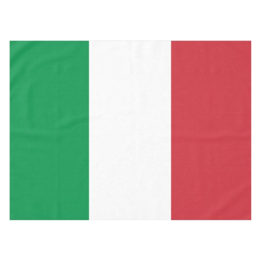 Italien-Flaggen-italienisches patriotisches Tischdecke (Vorderseite (Horizontal))